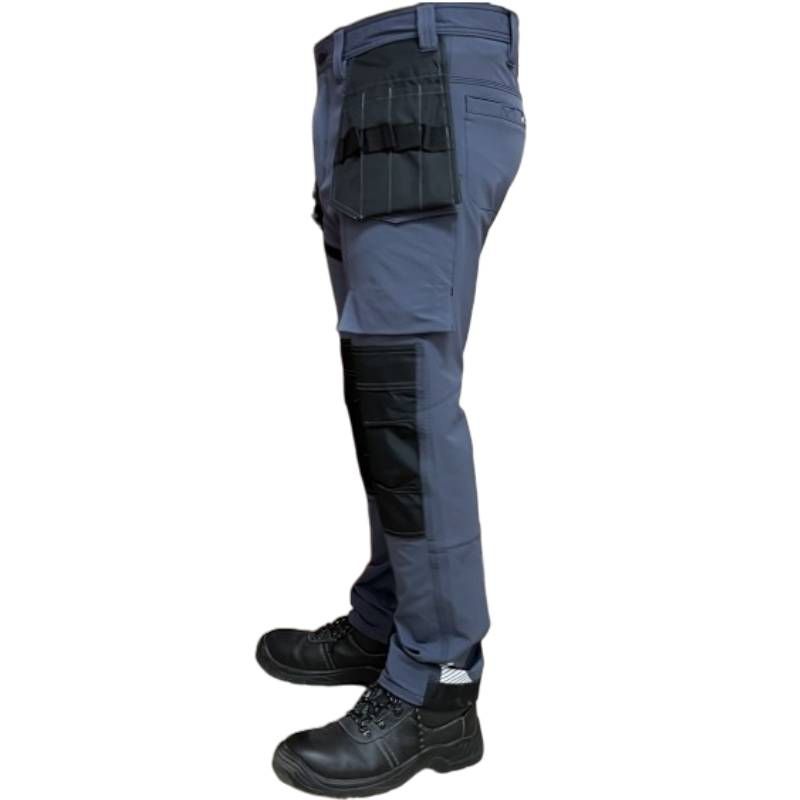 Pantalon de travail stretch gris