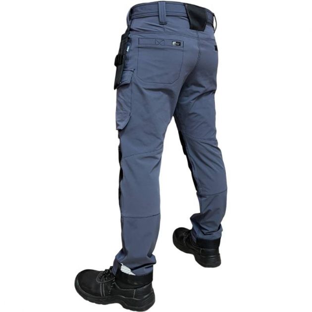 Pantalon de travail stretch gris