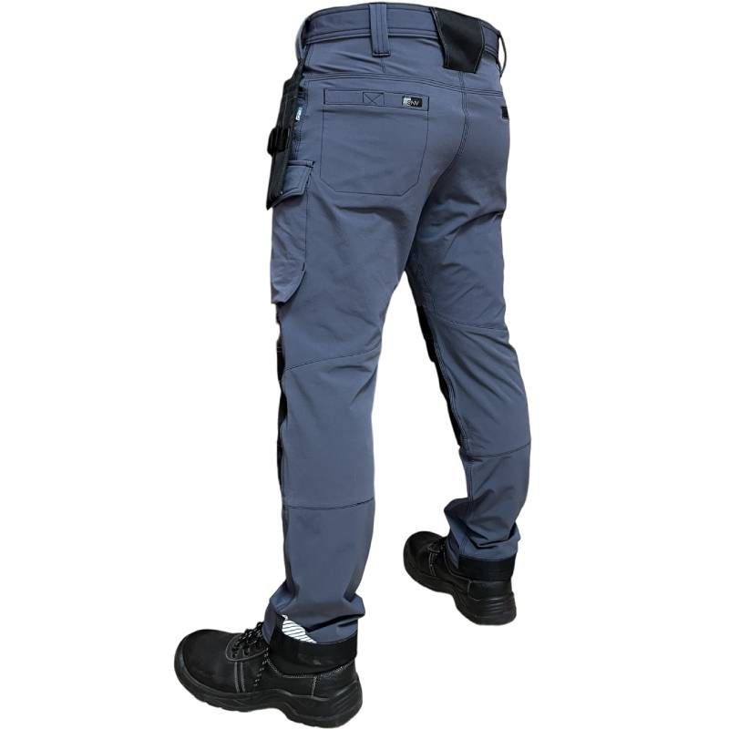 Pantalon de travail stretch gris