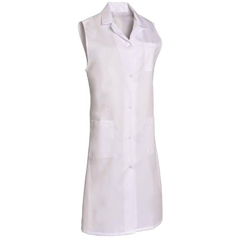 Blouse sans manche coupe confort blanc