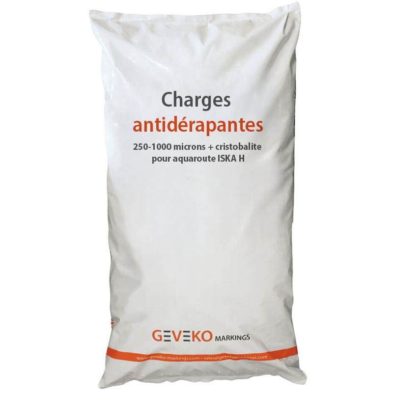 Charges antidérapantes pour peinture routière à l'eau 250 1000 microns
