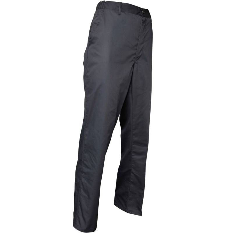 Pantalon ceinture élastique côté gris