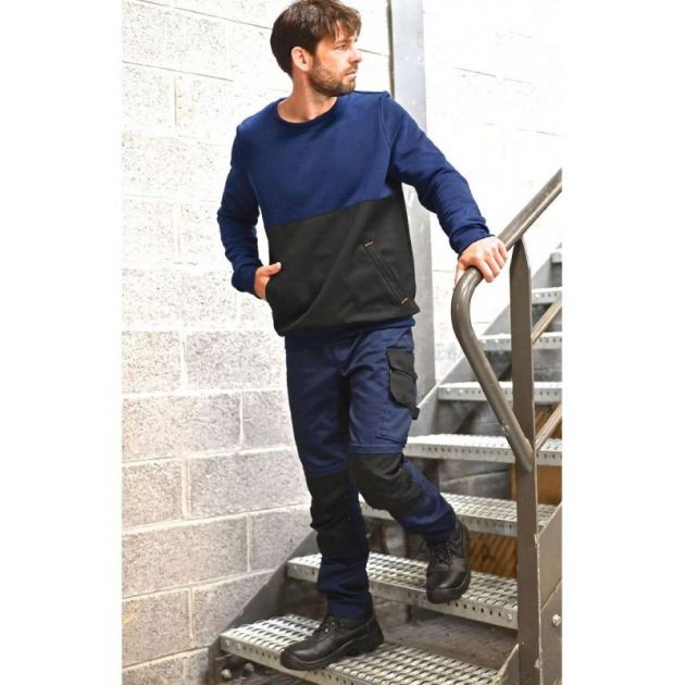 Pantalon ceinture élastique stretch