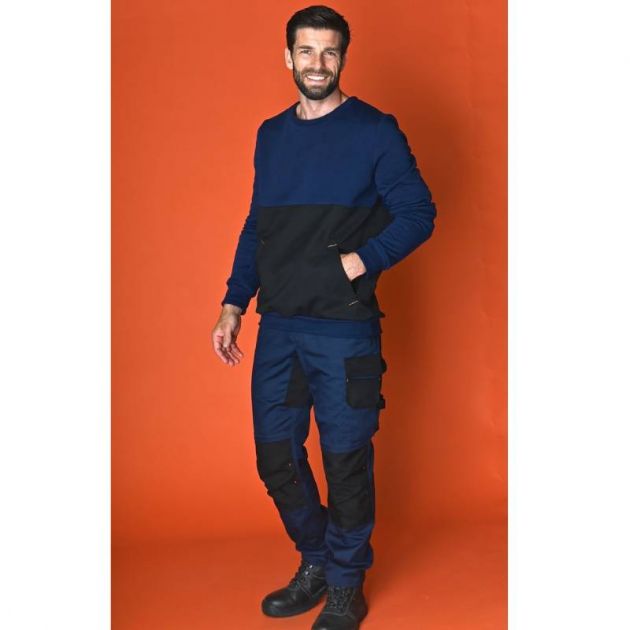 Pantalon ceinture élastique stretch