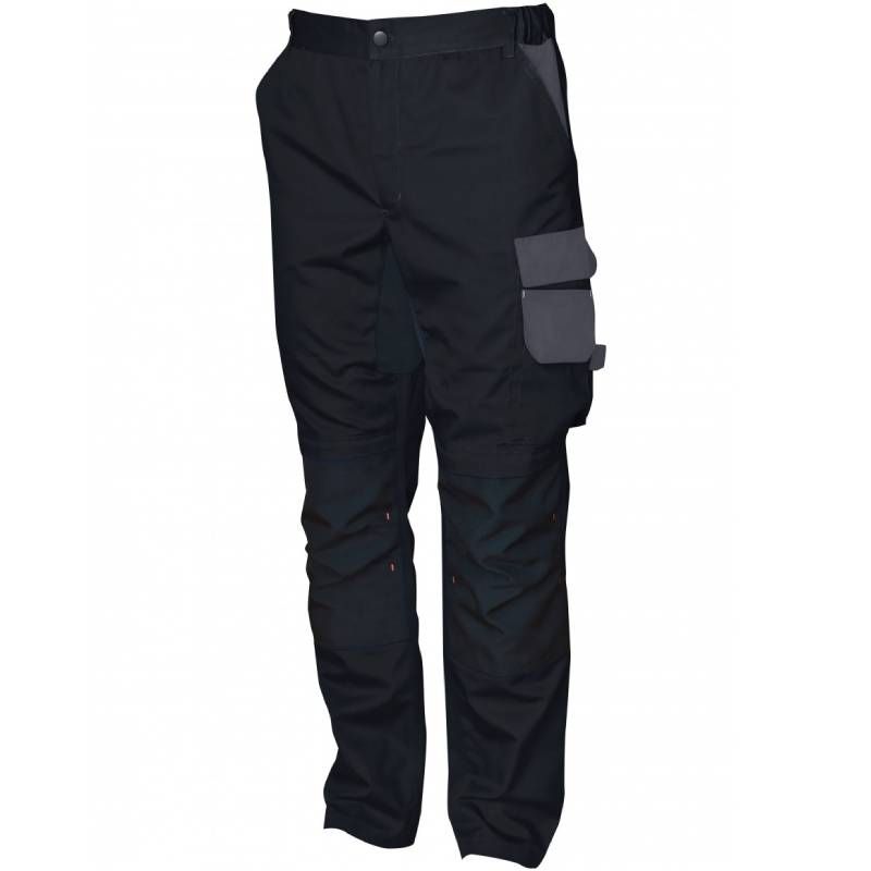 Pantalon ceinture élastique stretch noir