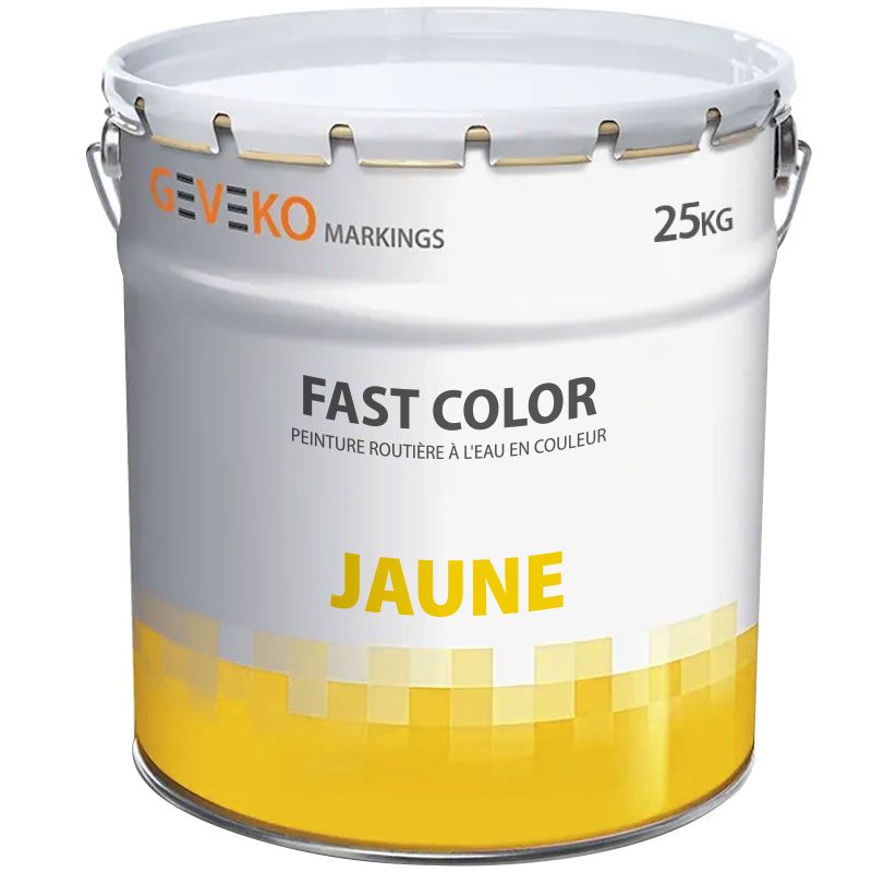 Peinture routière et urbaine à l'eau NF Jaune 25 kg