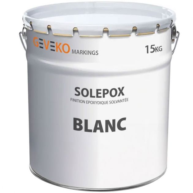 Peinture sol industriel et parking trafic intensif Blanc 15 kg