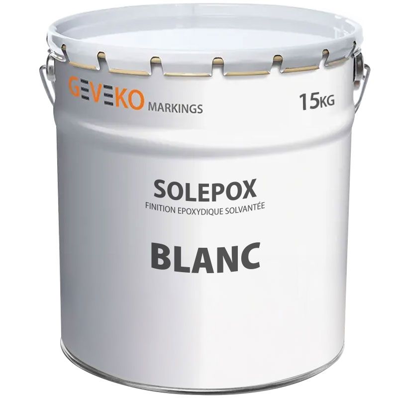 Peinture sol industriel et parking trafic intensif Blanc 15 kg