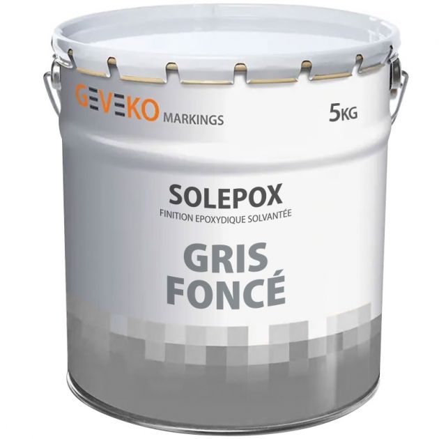 Peinture sol extérieur intérieur trafic intensif Gris foncé 5 kg