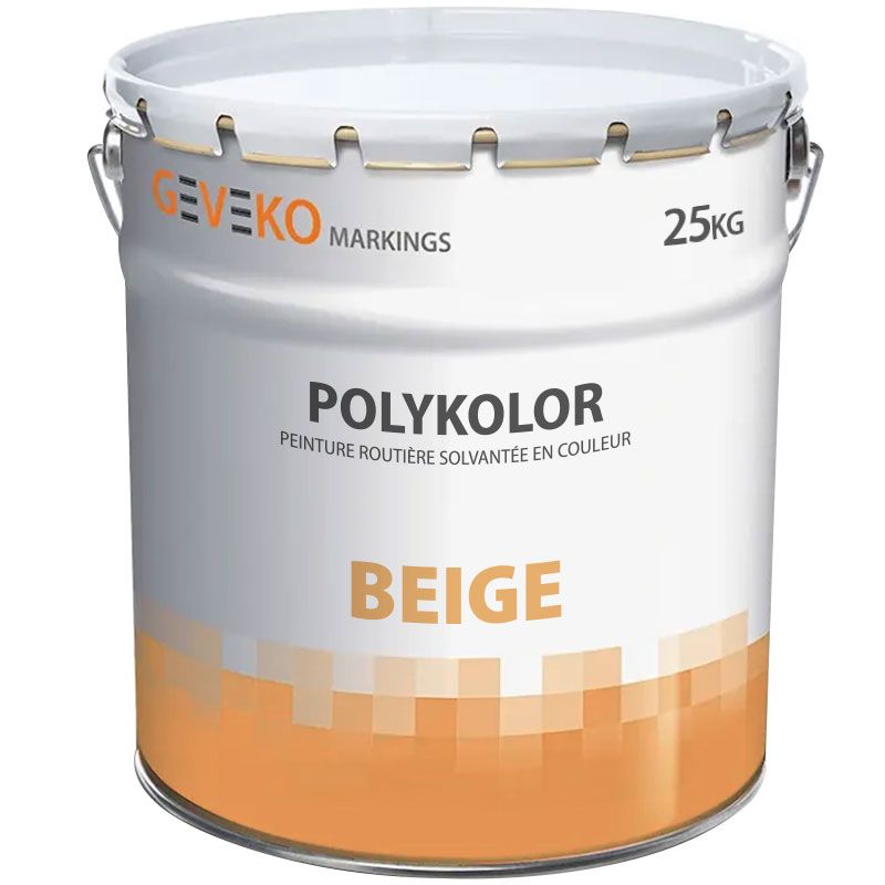 Peinture routière sans toluène solvantée NF Beige 25 kg