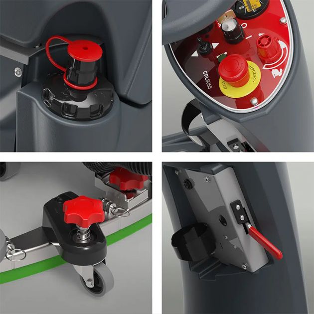 Autolaveuse autoportée à batterie CRL8072