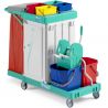 Chariot de ménage sécurisé avec presse à mâchoire Magic TTS