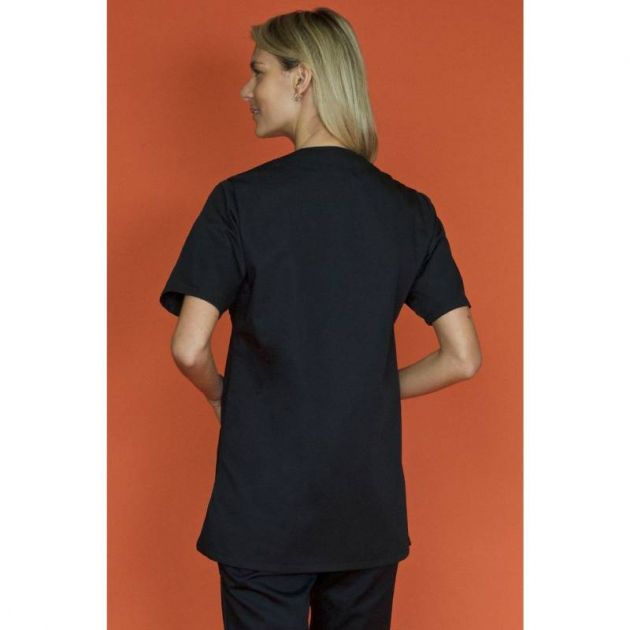 Blouse de travail à manches courtes en polycoton