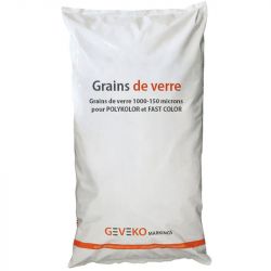 Grains de verre 1000-150 microns pour POLYKOLOR