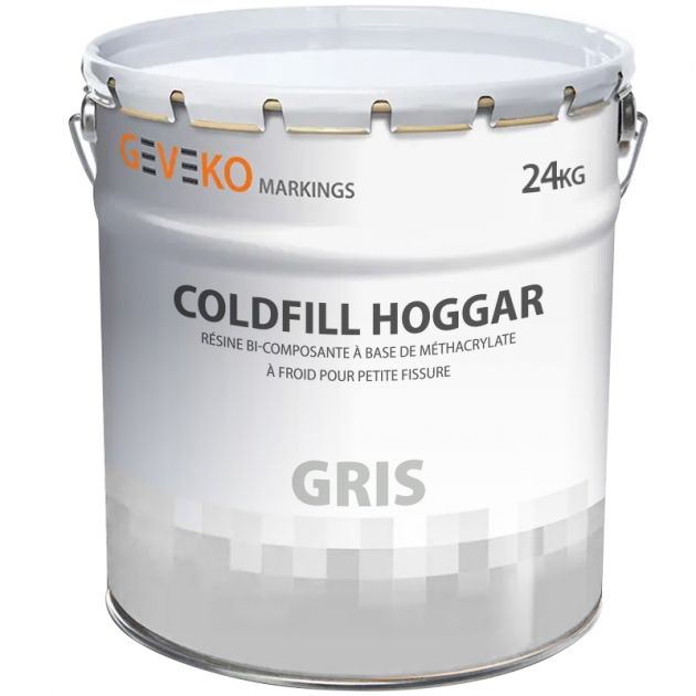 Résine bi-composante réparation enrobé à froid nids de poule 24 kg Gris