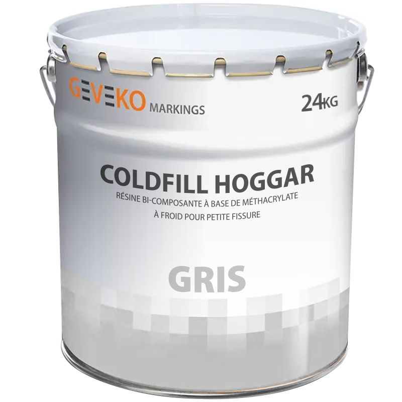 Résine bi-composante réparation enrobé à froid nids de poule 24 kg Gris