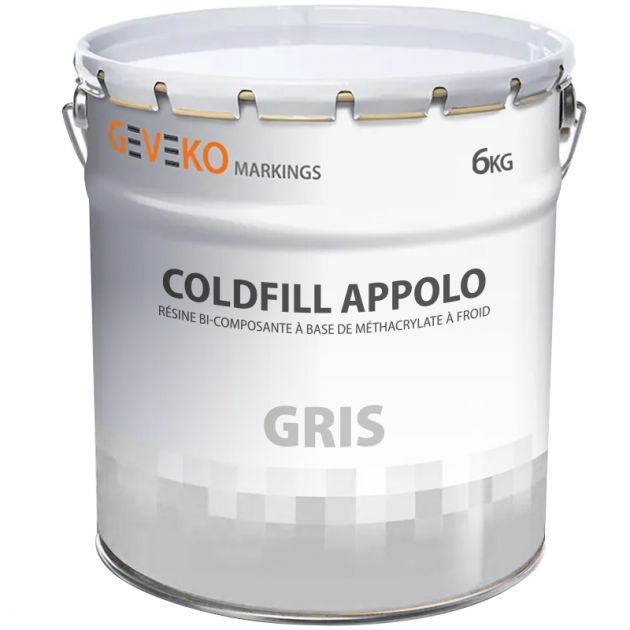 Résine bi-composante réparation enrobé à froid fissures 6 kg Gris