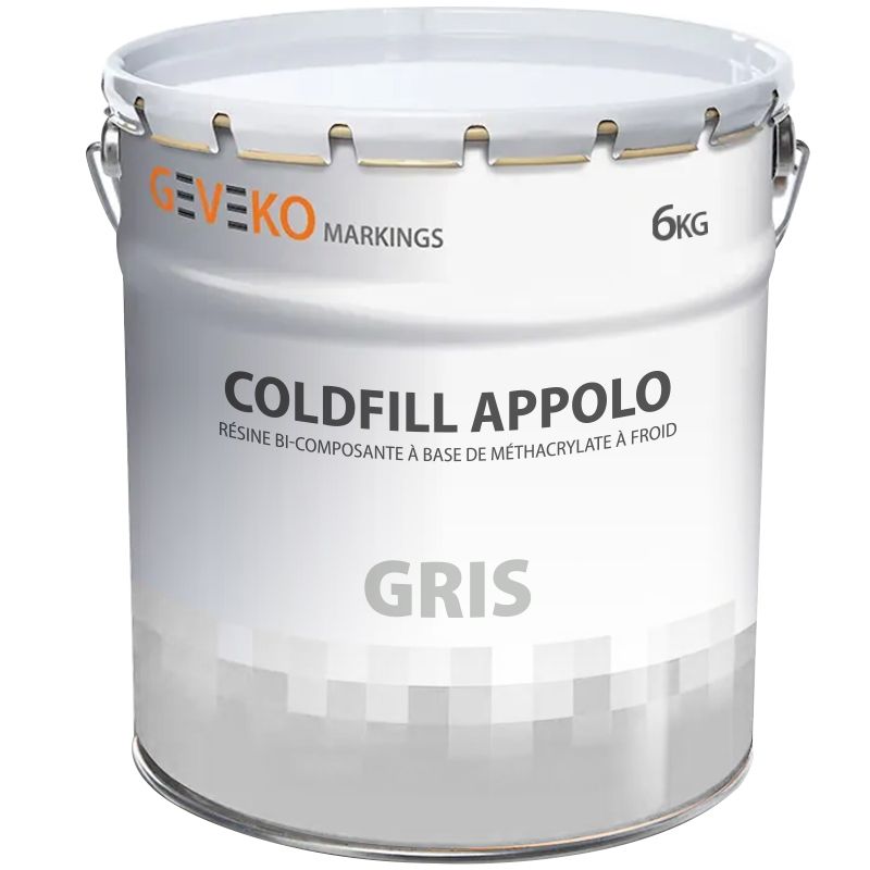Résine bi-composante réparation enrobé à froid fissures 6 kg Gris
