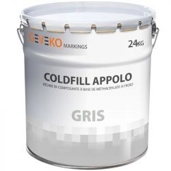Résine bi-composante réparation enrobé à froid fissures 24 kg Gris