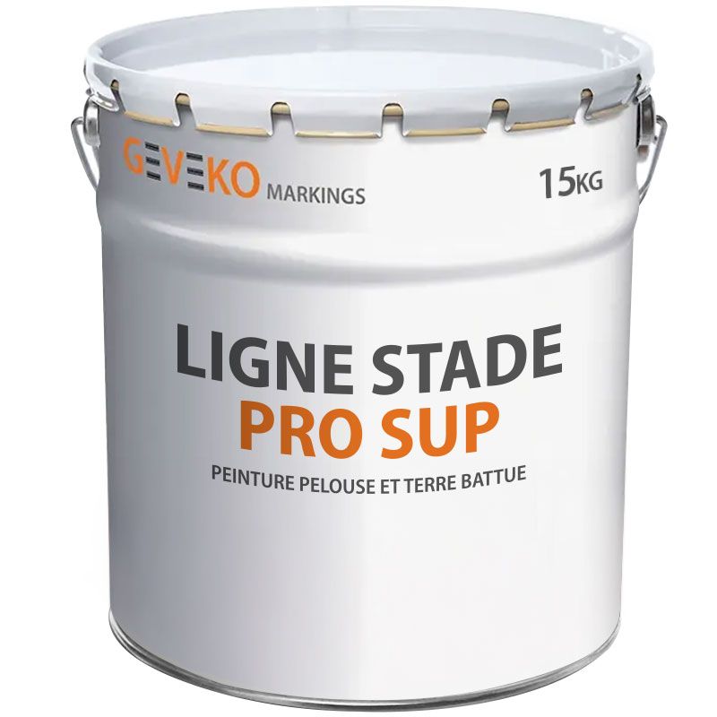 Peinture de marquage blanche pelouse bitume béton terre battue 15 kg