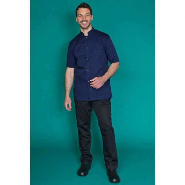 Tuniques manches courtes bleu marine