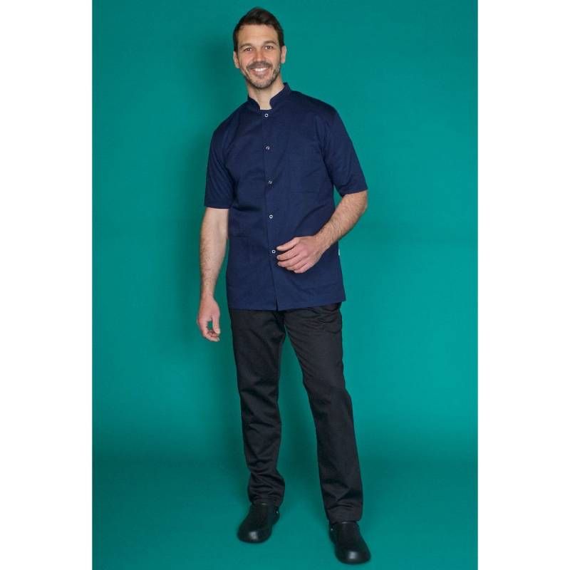 Tuniques manches courtes bleu marine