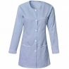 Tunique femme longues manches transformables bleu