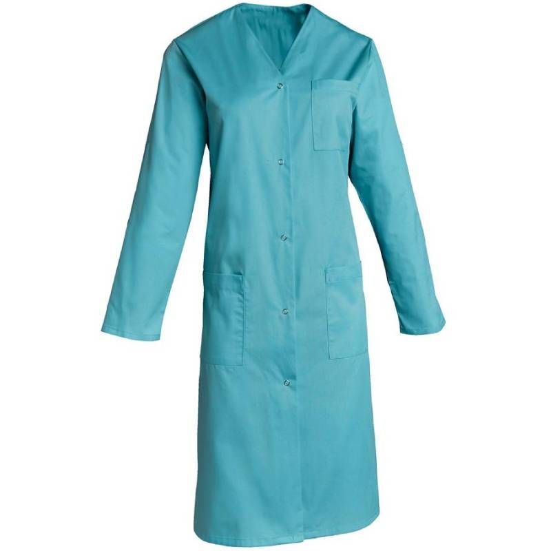 Blouse manche réglable bleu atoll