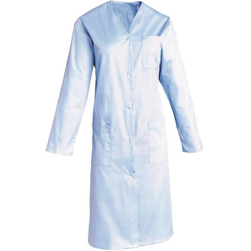 Blouse manche réglable bleu ciel