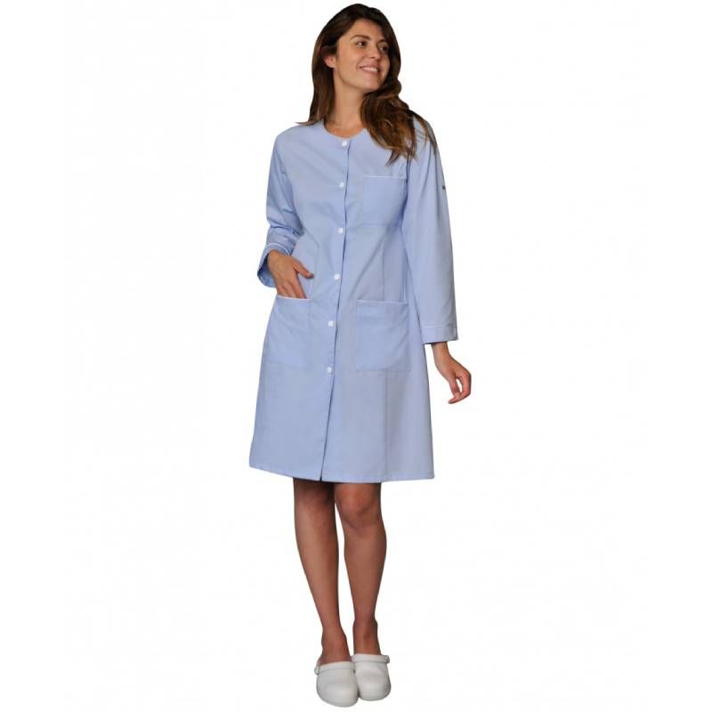 Blouse encolure arrondie avec manche réglable