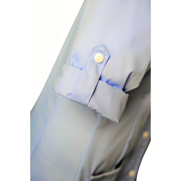 Blouse encolure arrondie avec manche réglable