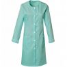 Blouse encolure arrondie avec manche réglable vert