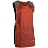 Chasuble tablier avec poche ventrale fermeture pression orange