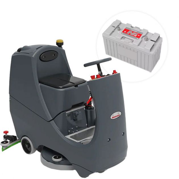 Autolaveuse autoportée à batterie CRL8055 1 batterie