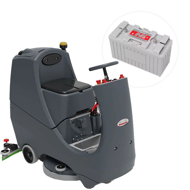 Autolaveuse autoportée à batterie CRL8055 1 batterie