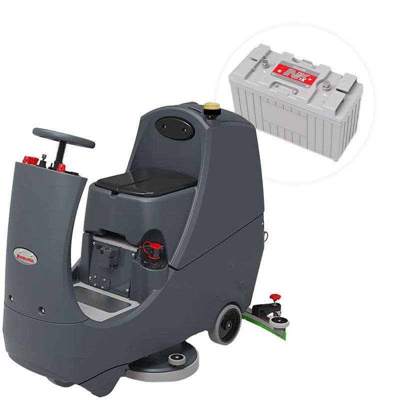 Autolaveuse autoportée à batterie CRL8072 1 batterie