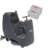 Autolaveuse autoportée à batterie CRL8055 2 batteries