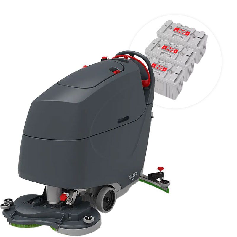 Autolaveuse autotractée à batterie TBL8572T 3 batteries