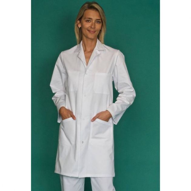 Blouse femme de ménage manches longues en polycoton Blouse femme de ménage manches longues en polycoton