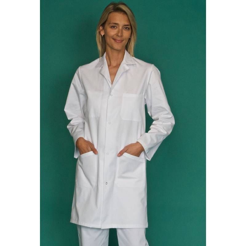 Blouse femme de ménage manches longues en polycoton Blouse femme de ménage manches longues en polycoton