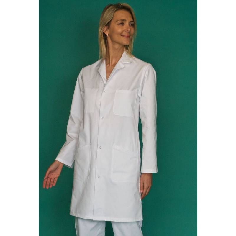 Blouse femme de ménage manches longues en polycoton Blouse femme de ménage manches longues en polycoton