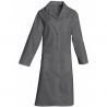 Blouse femme de ménage manches longues en polycoton gris