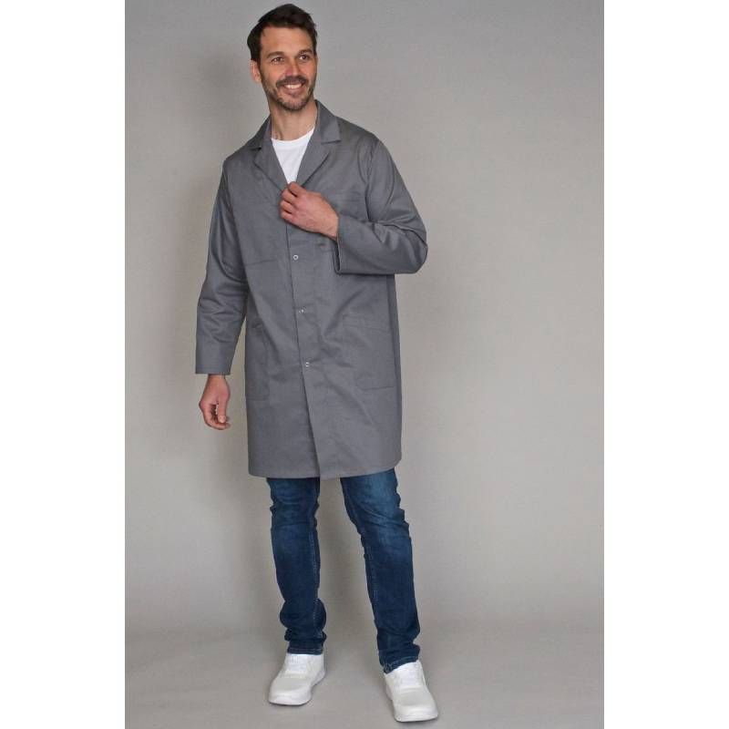 Blouses hommes polycoton blanc