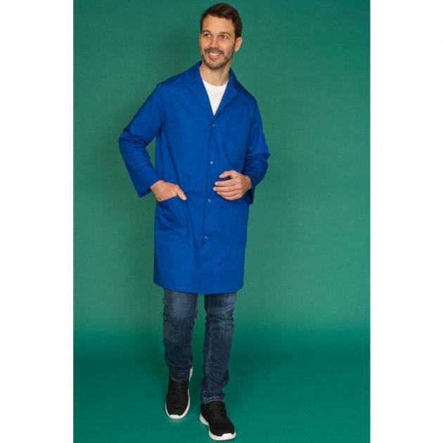 Blouses hommes polycoton blanc