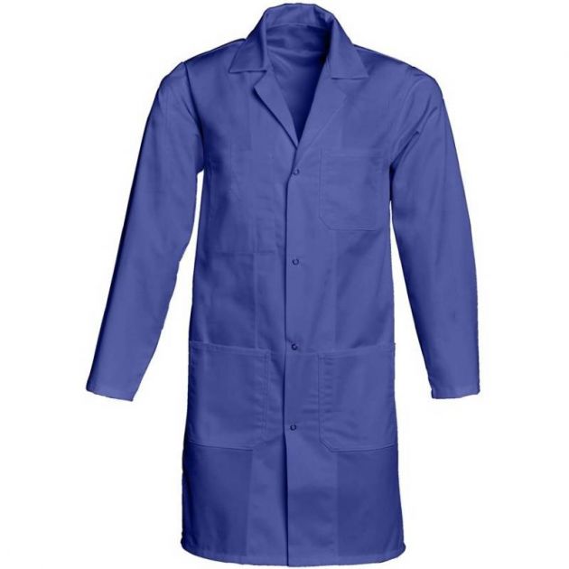 Blouses hommes polycoton bleu