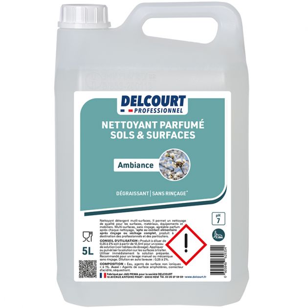 Nettoyant dégraissant concentré multi-surfaces HACCP 5 L