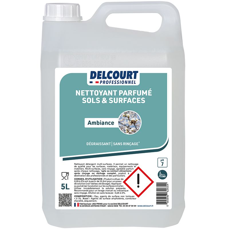 Nettoyant dégraissant concentré multi-surfaces HACCP 5 L Nettoyant dégraissant concentré multi-surfaces HACCP 5 L