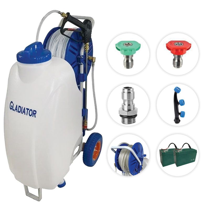 Pulvérisateur électrique à batterie 45L Gladiator Sprayer II 2 batteries Pulvérisateur électrique à batterie 45L Gladiator Sprayer II 2 batteries