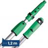 Perche télescopique laveur de vitres OptiLoc 2 éléments 1,2m