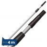 Perche téléscopique aluminium avec embout conique Pulex 4m